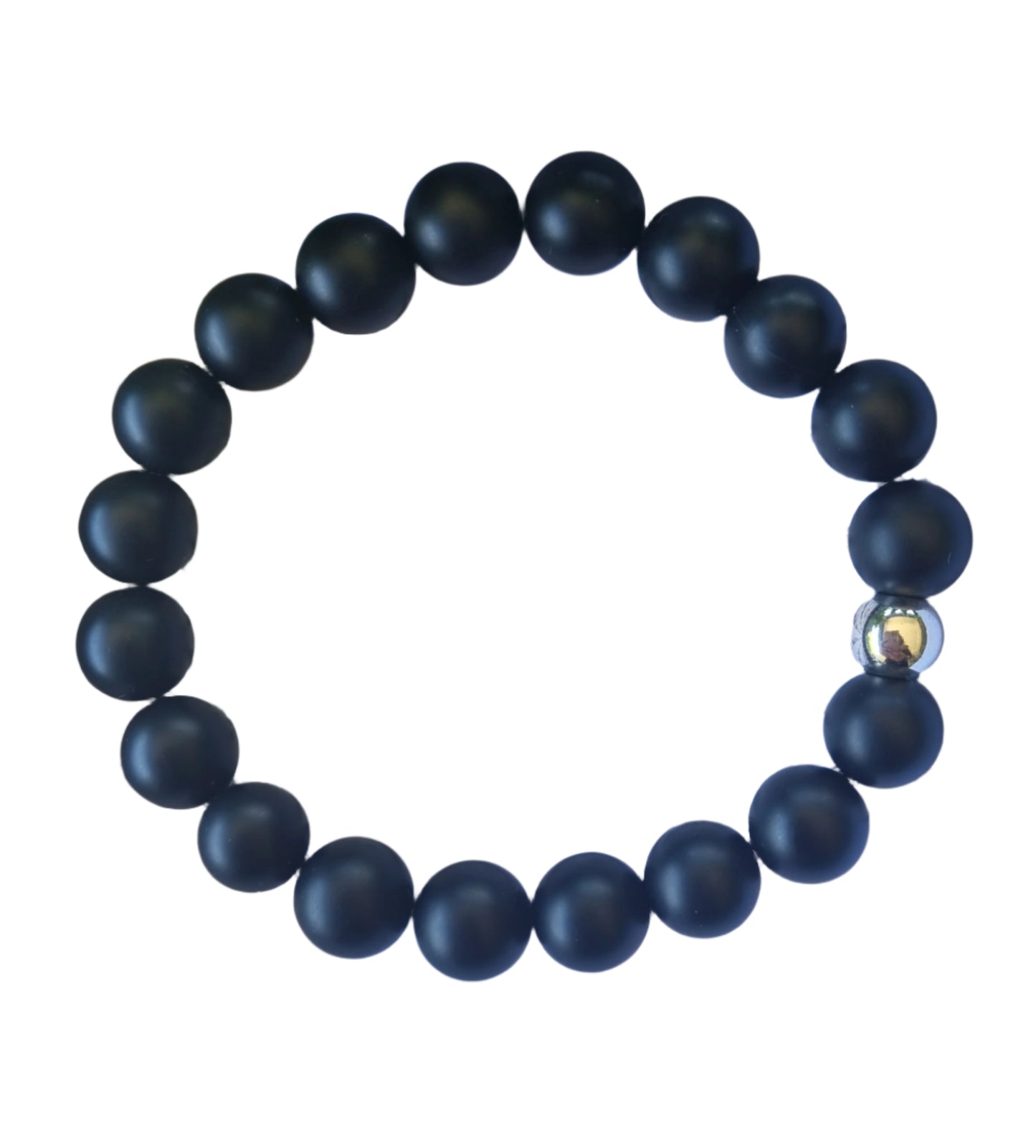 Men's Onyx Matt Black for Protection Bracelet.