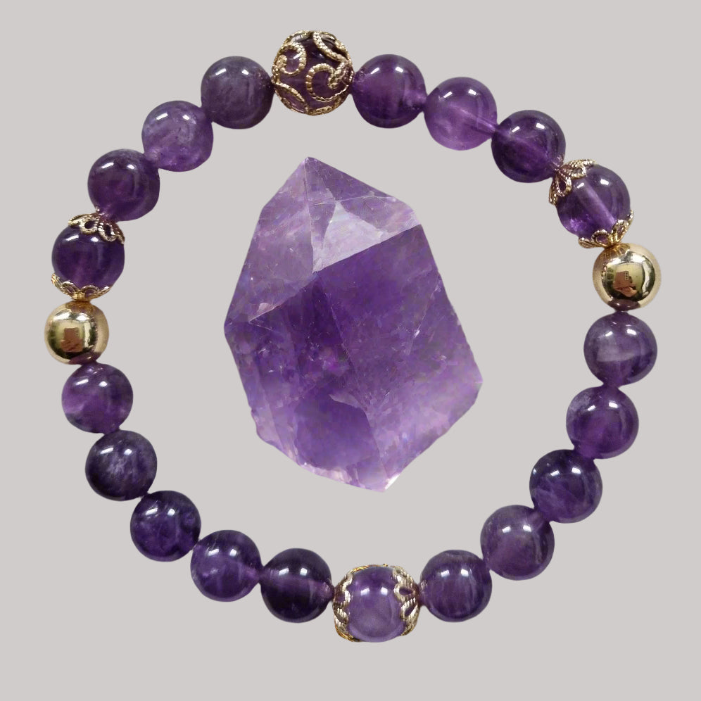 Amethyst for Healing & Spiritual Growth Bracelet