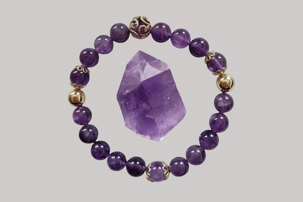 Amethyst for Healing & Spiritual Growth Bracelet