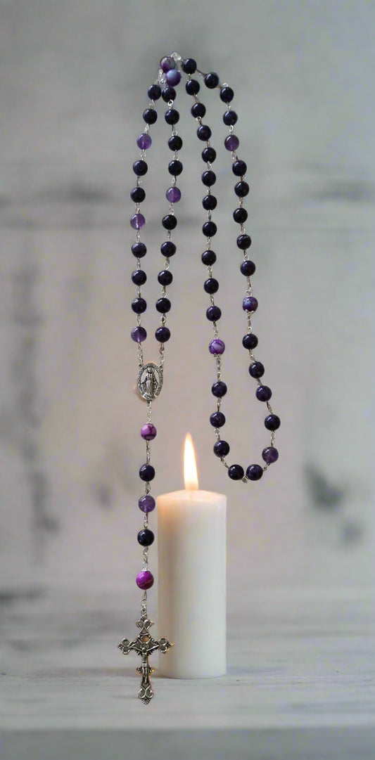 Charoite Beads Rosary