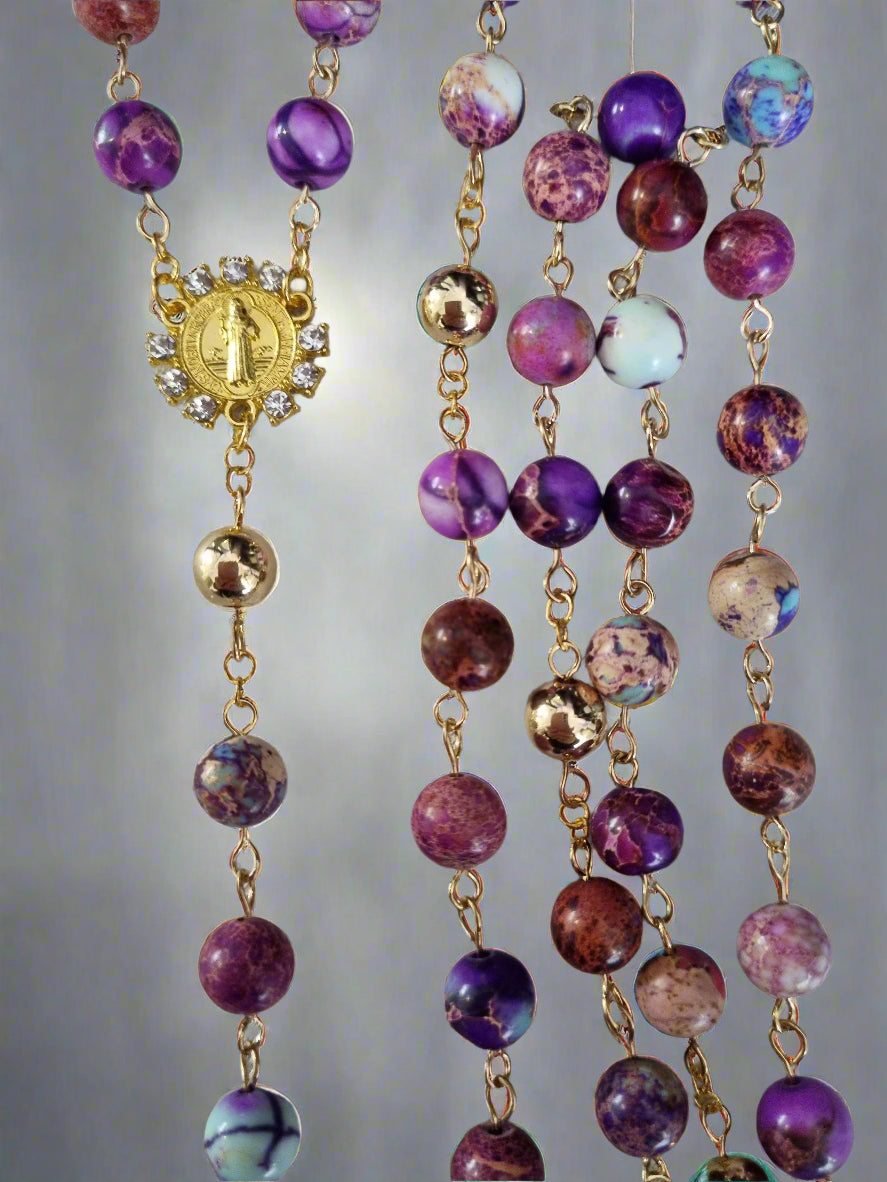 Jasper Bead Rosary