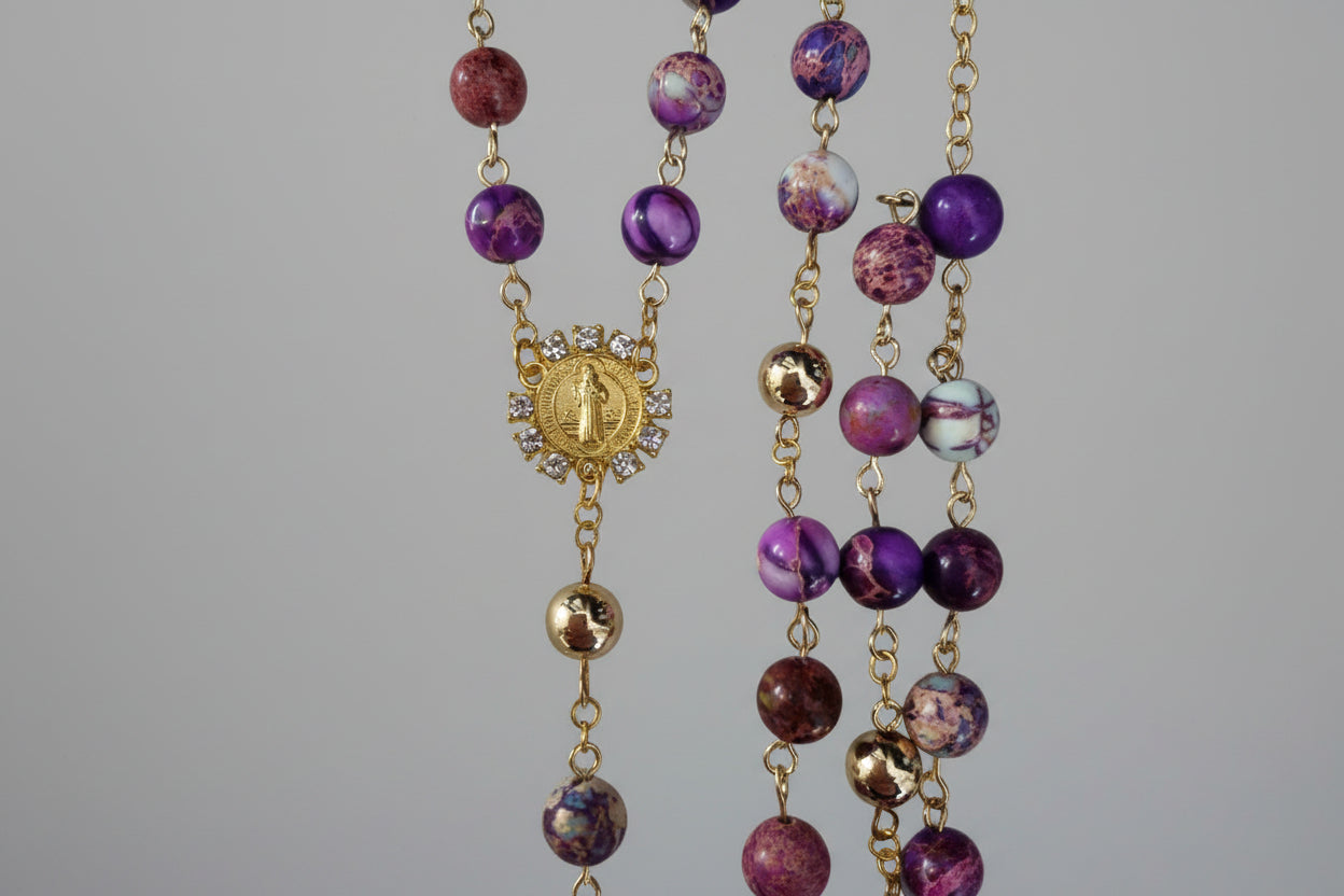 Jasper Bead Rosary