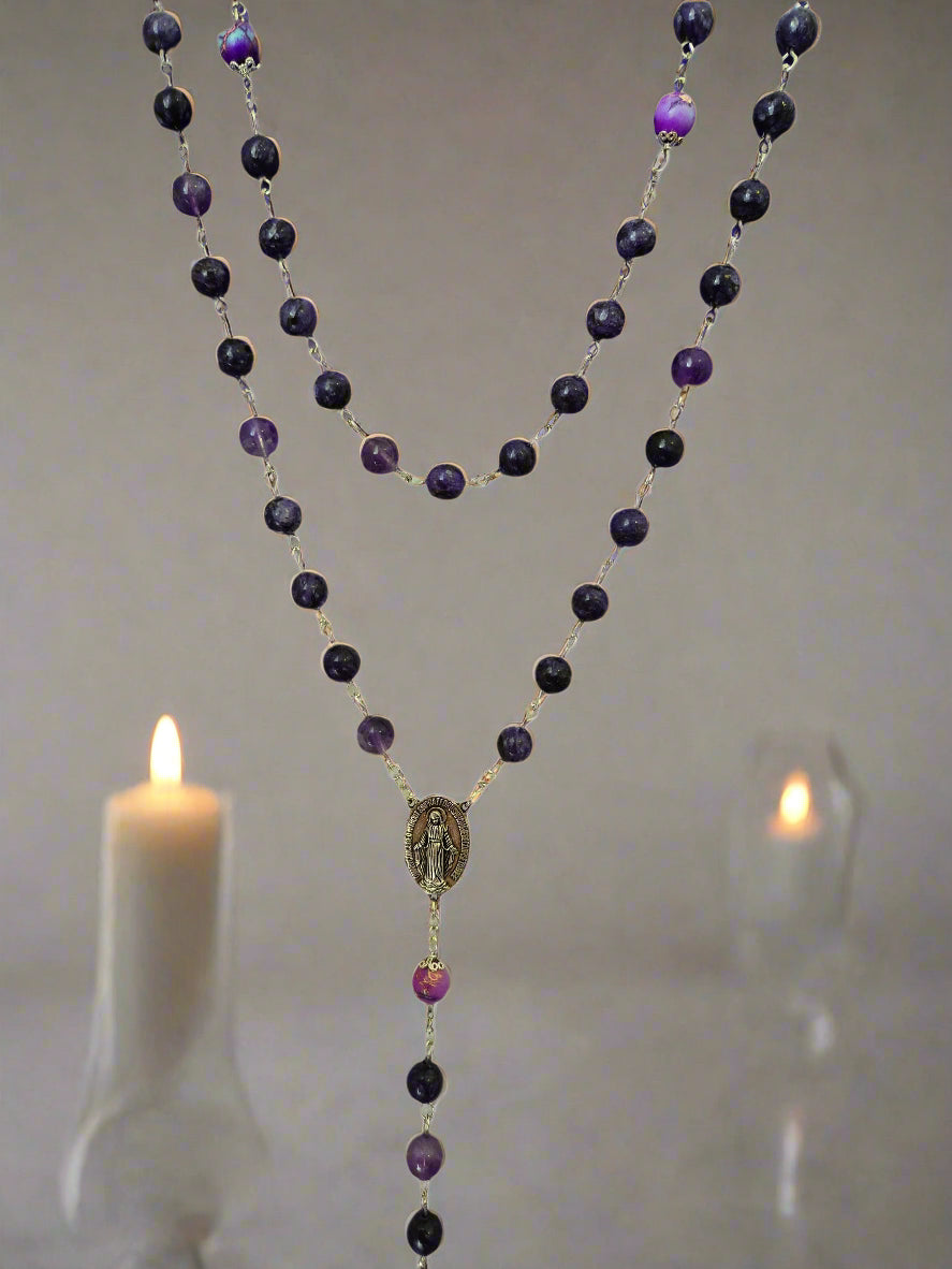 Charoite Beads Rosary