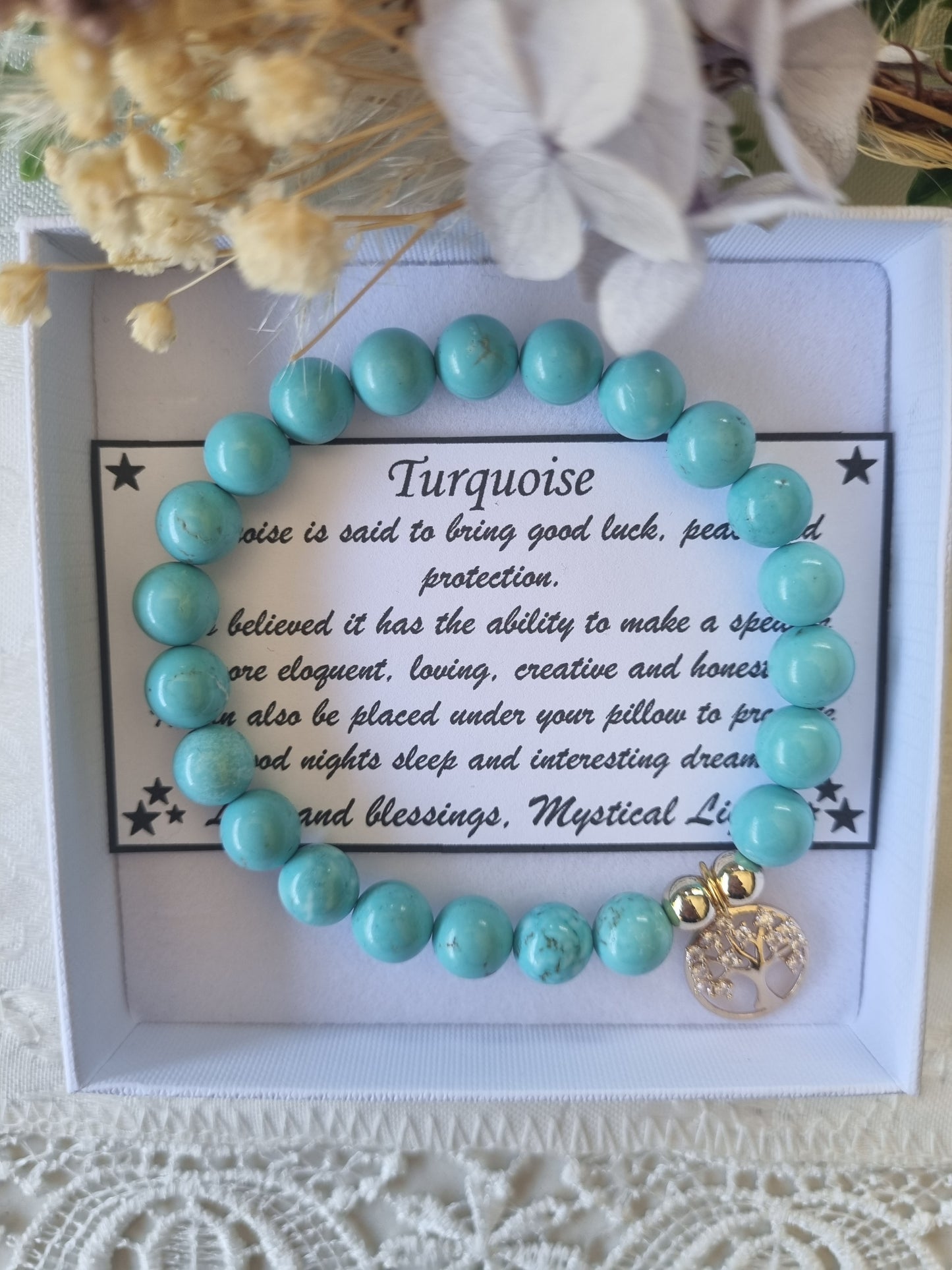 Turquoise for Good Luck Bracelet