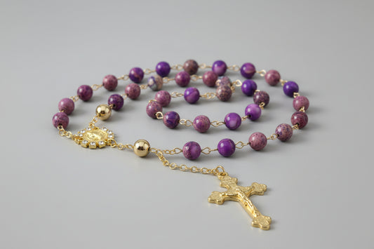 Jasper Bead Rosary