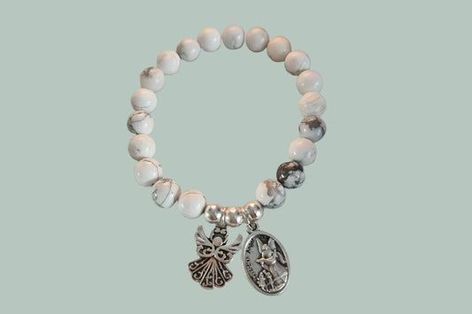Howlite for Healing & Calm Crystal Bracelet